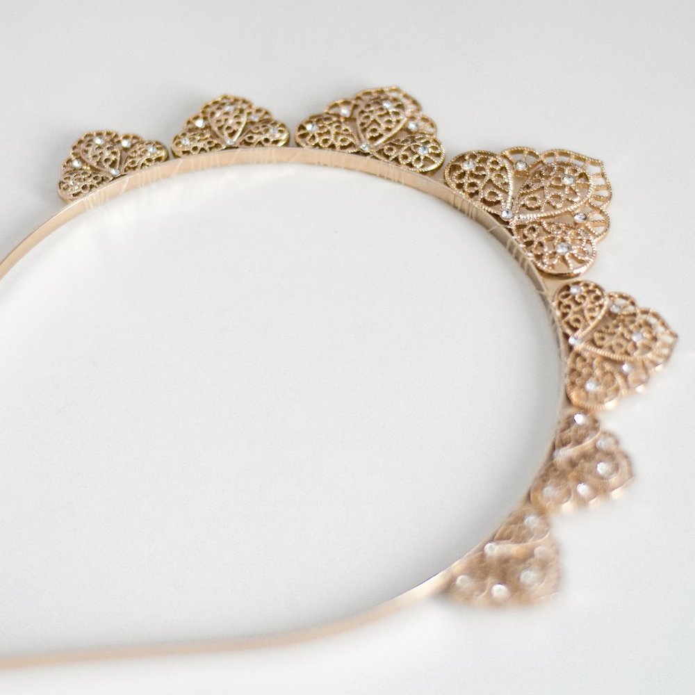 Gold Tiara Headband